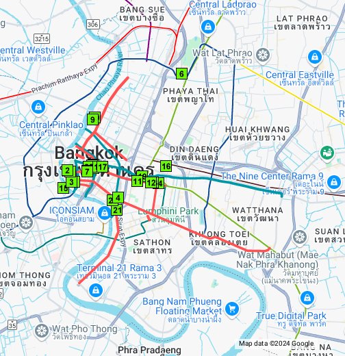 google map bangkok