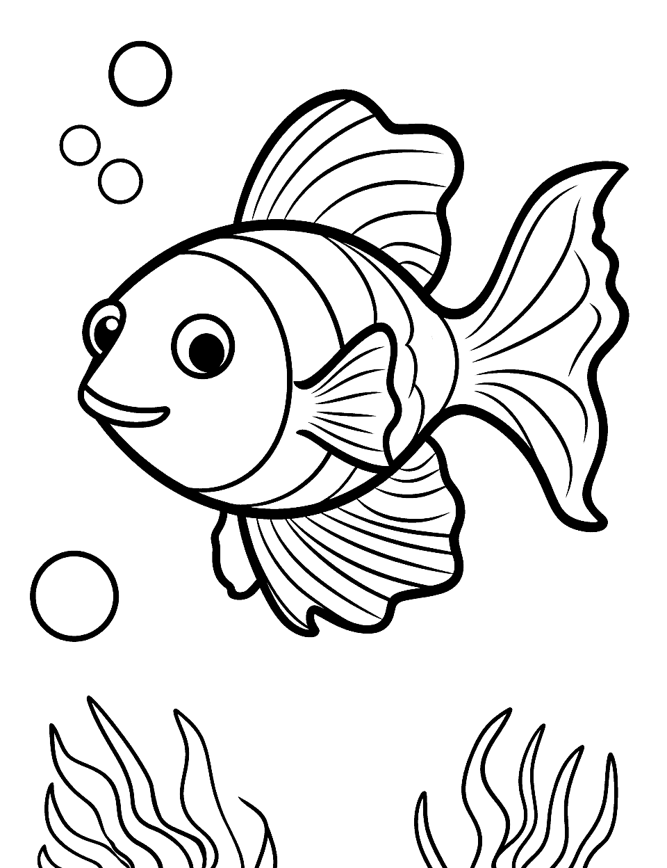 coloring sheets of fish