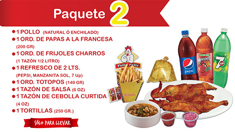 paquetes de pollo feliz