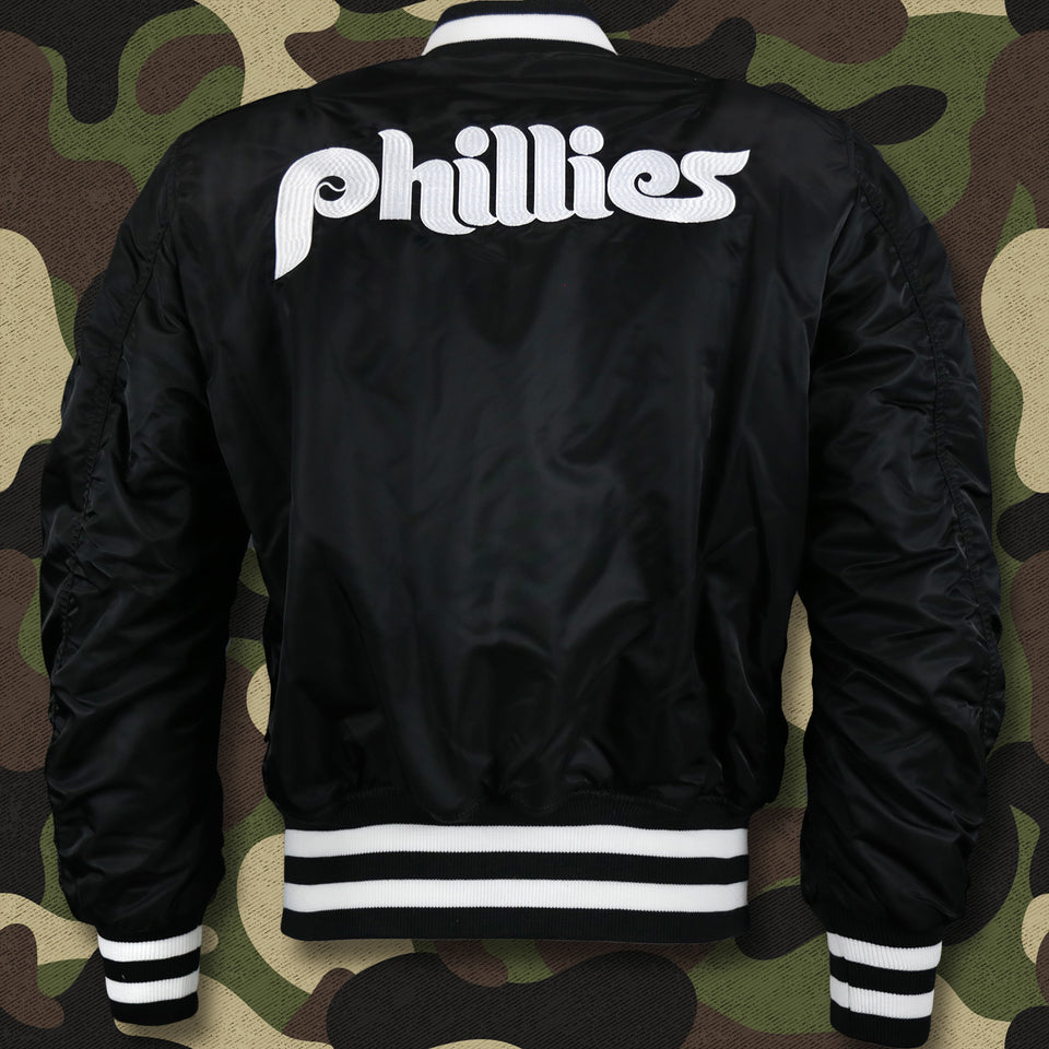 phillies black jacket