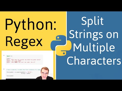 regex split python