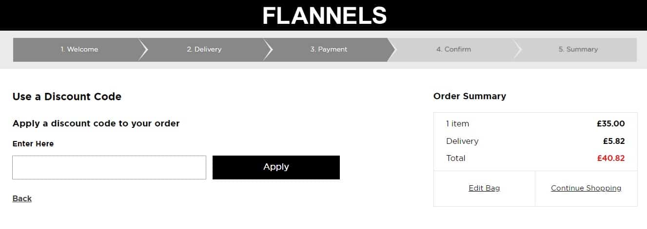 promo code flannels