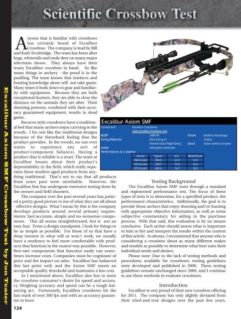 excalibur axiom crossbow