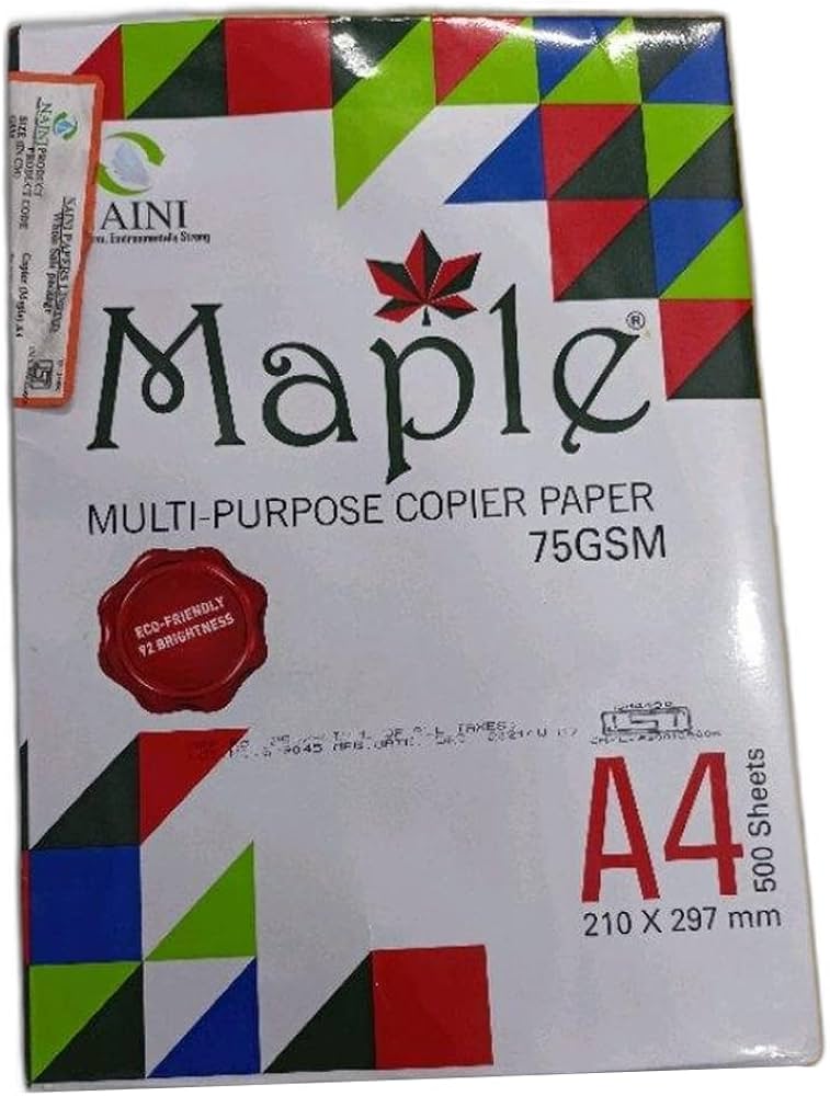 maple a4 paper