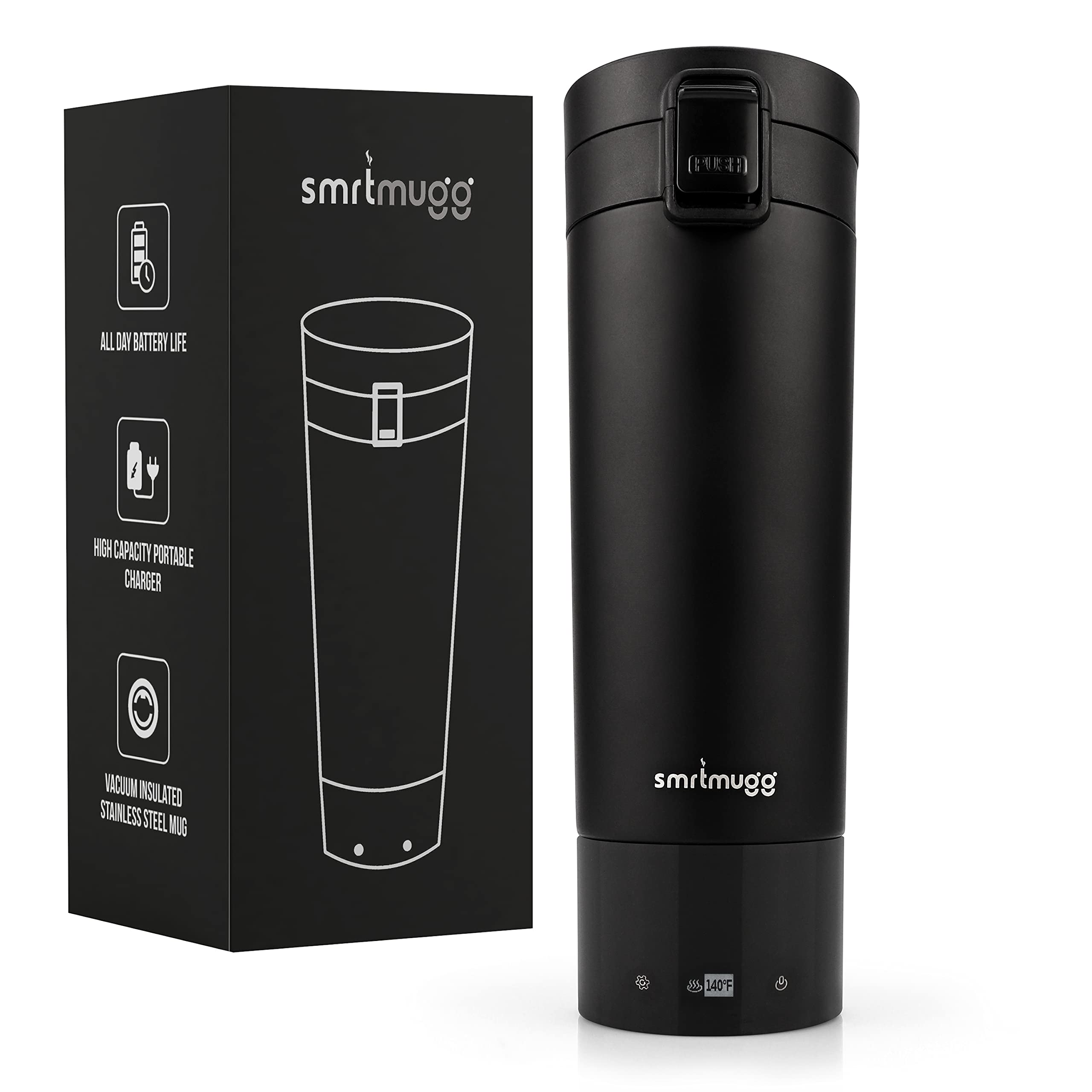 battery heated coffee mug