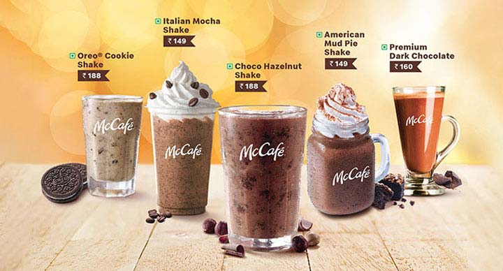 mcdonalds chocolate shake price