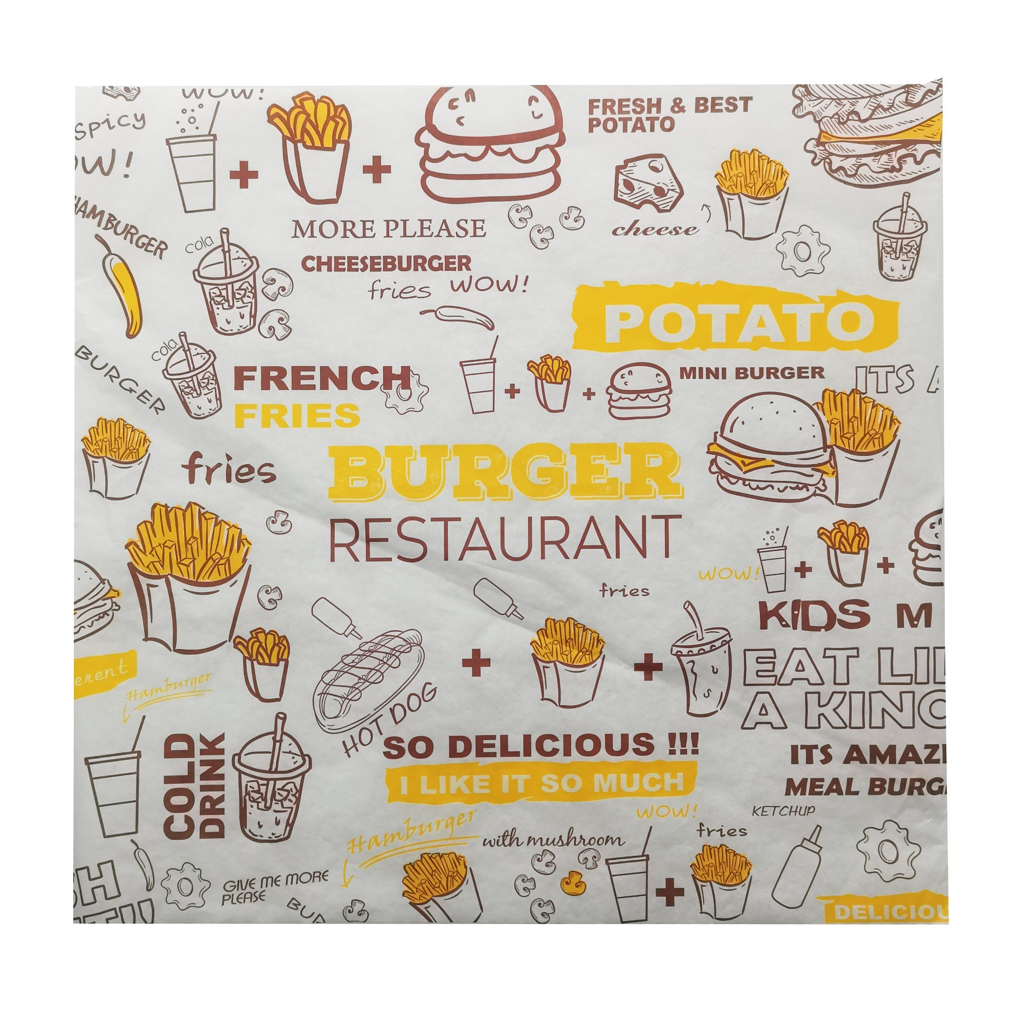 burger wrapping paper india