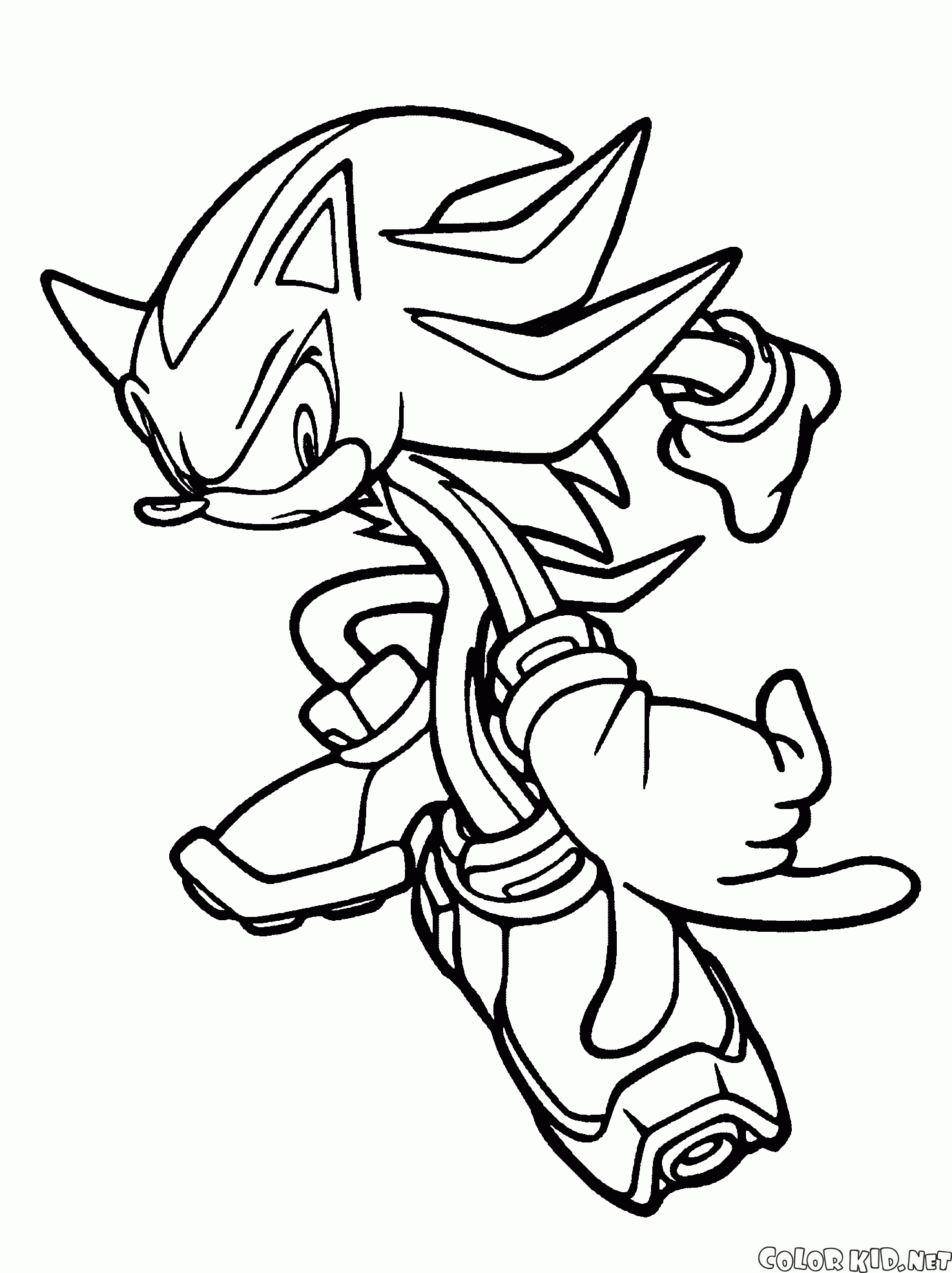 shadow dibujo para colorear