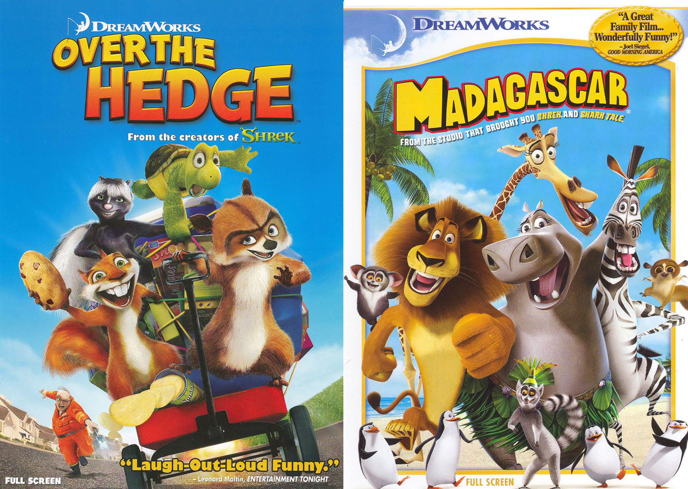 over the hedge full screen dvd