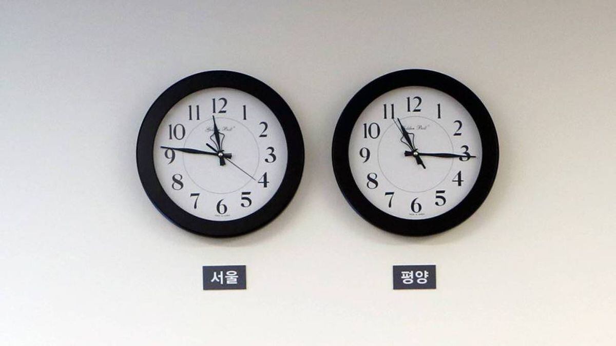 horario en corea