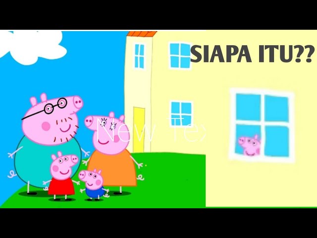 peppa pig house wallpaper