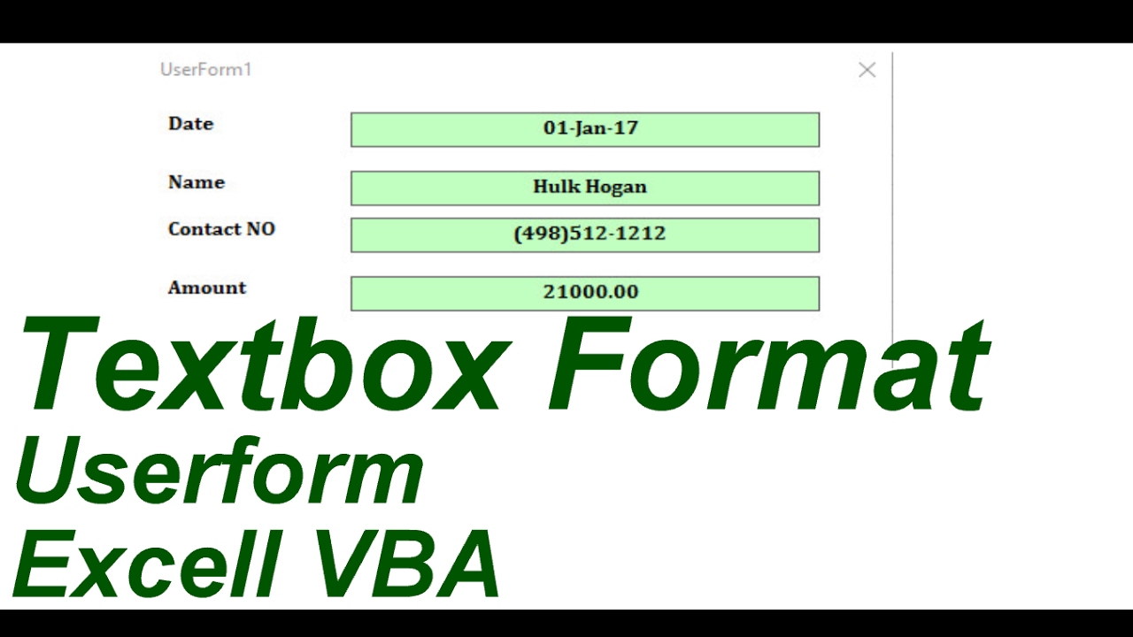 textbox vba