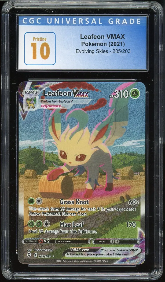 leafeon vmax alt art psa 10