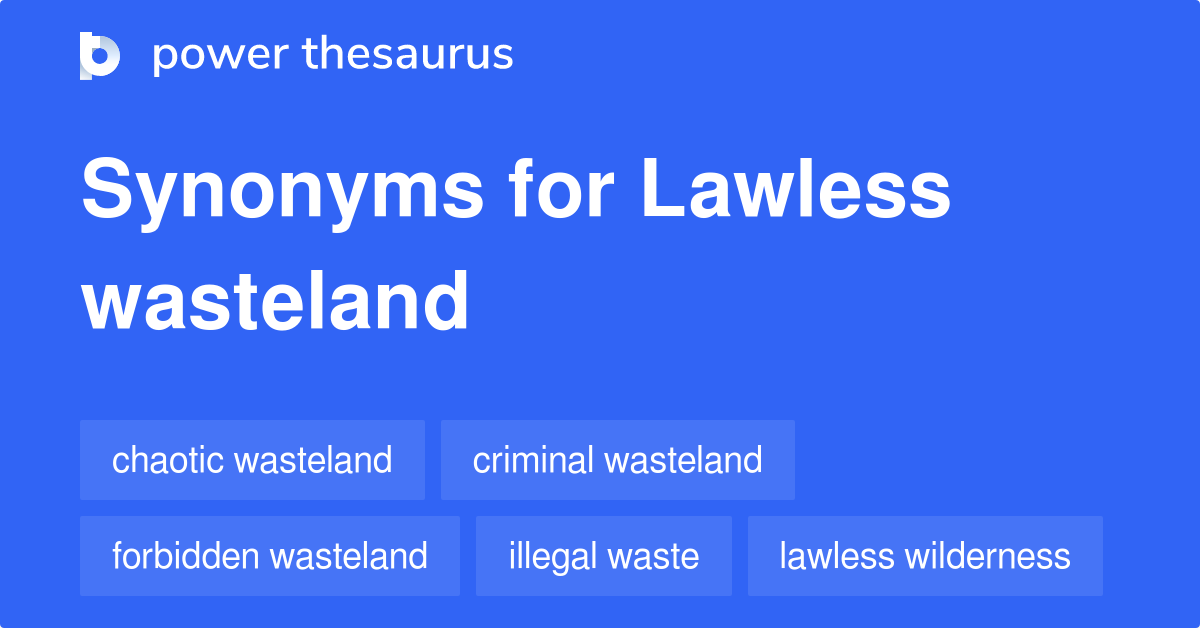 lawless synonym