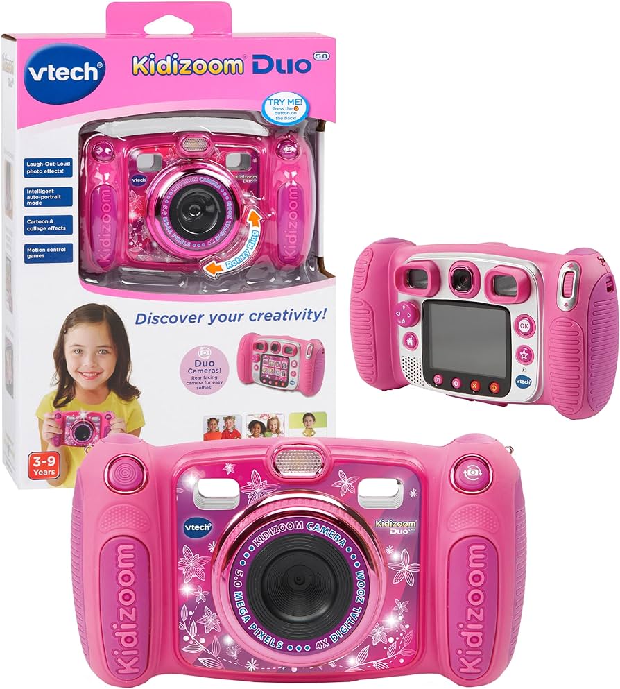 vtech kidizoom duo camera 5.0 pink