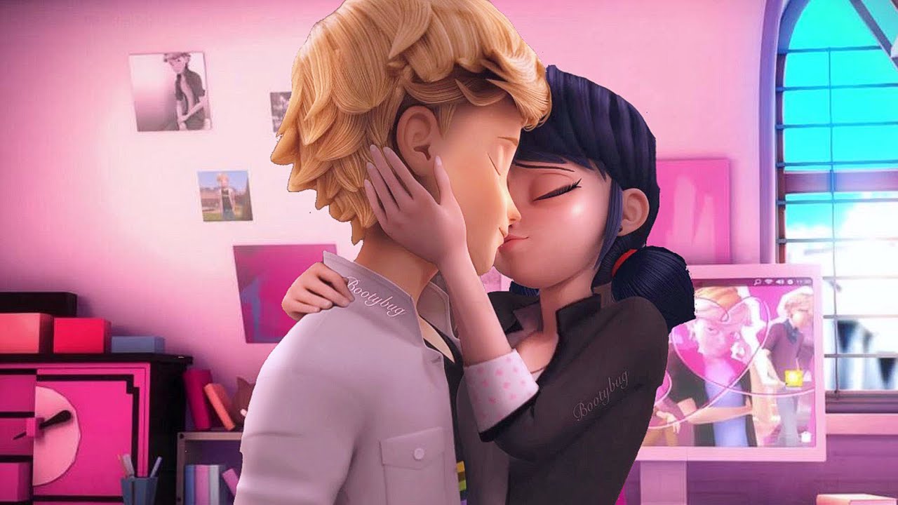 adrien kiss marinette