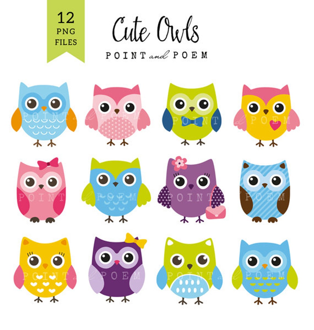 cute owl clipart