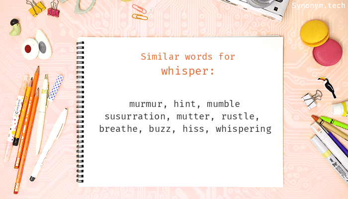 whisper synonym