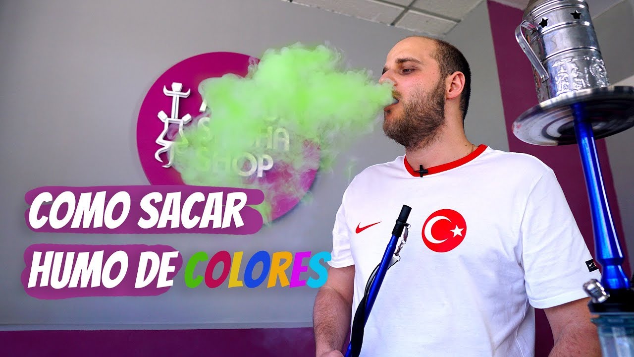 como sacar humo de colores por la boca