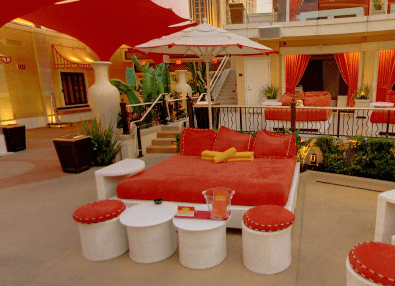 encore beach club beach couches