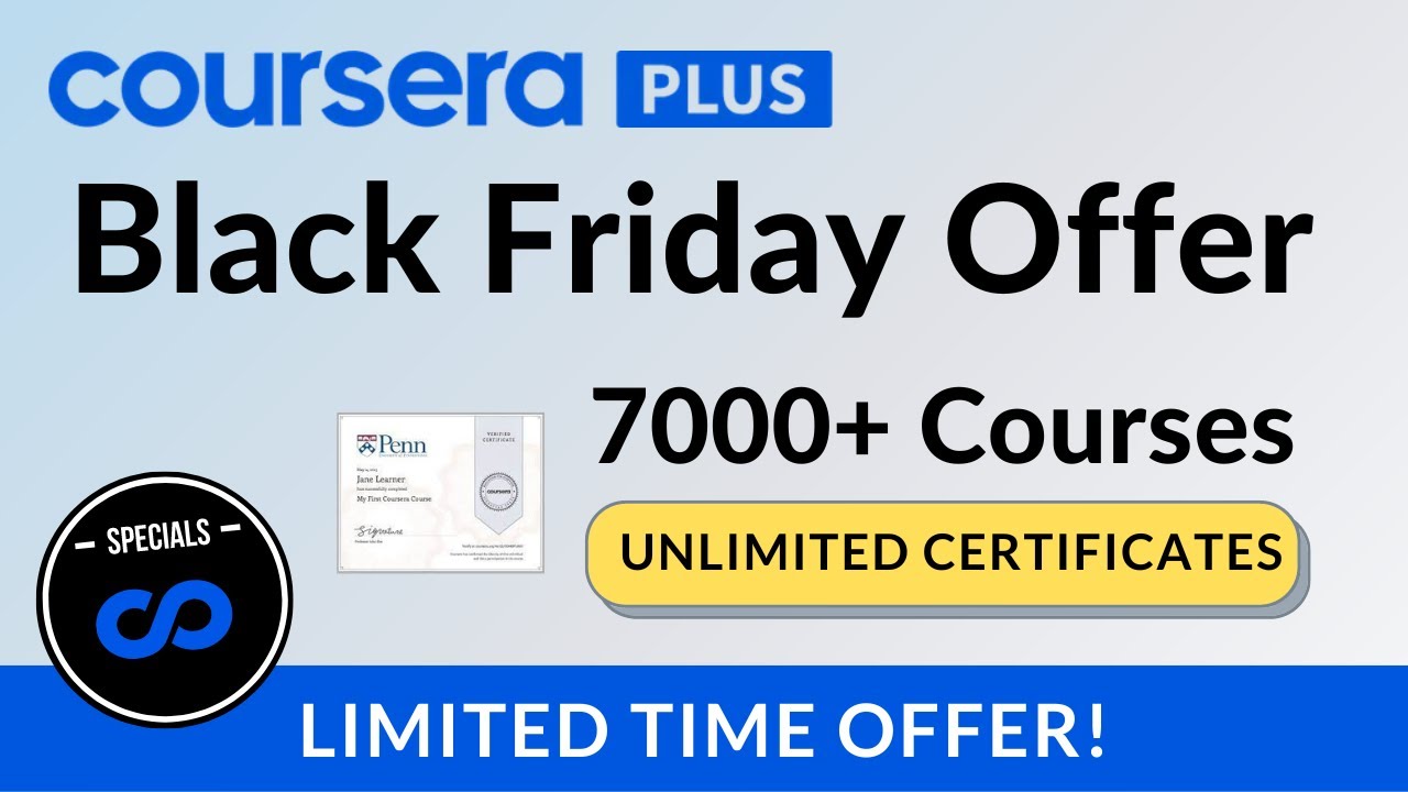 coursera black friday