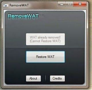 win 7 removewat