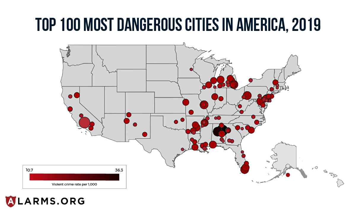 ghettoest cities in america