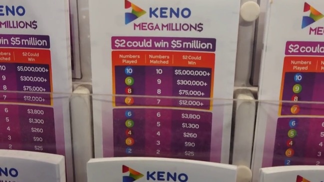 keno prizes qld