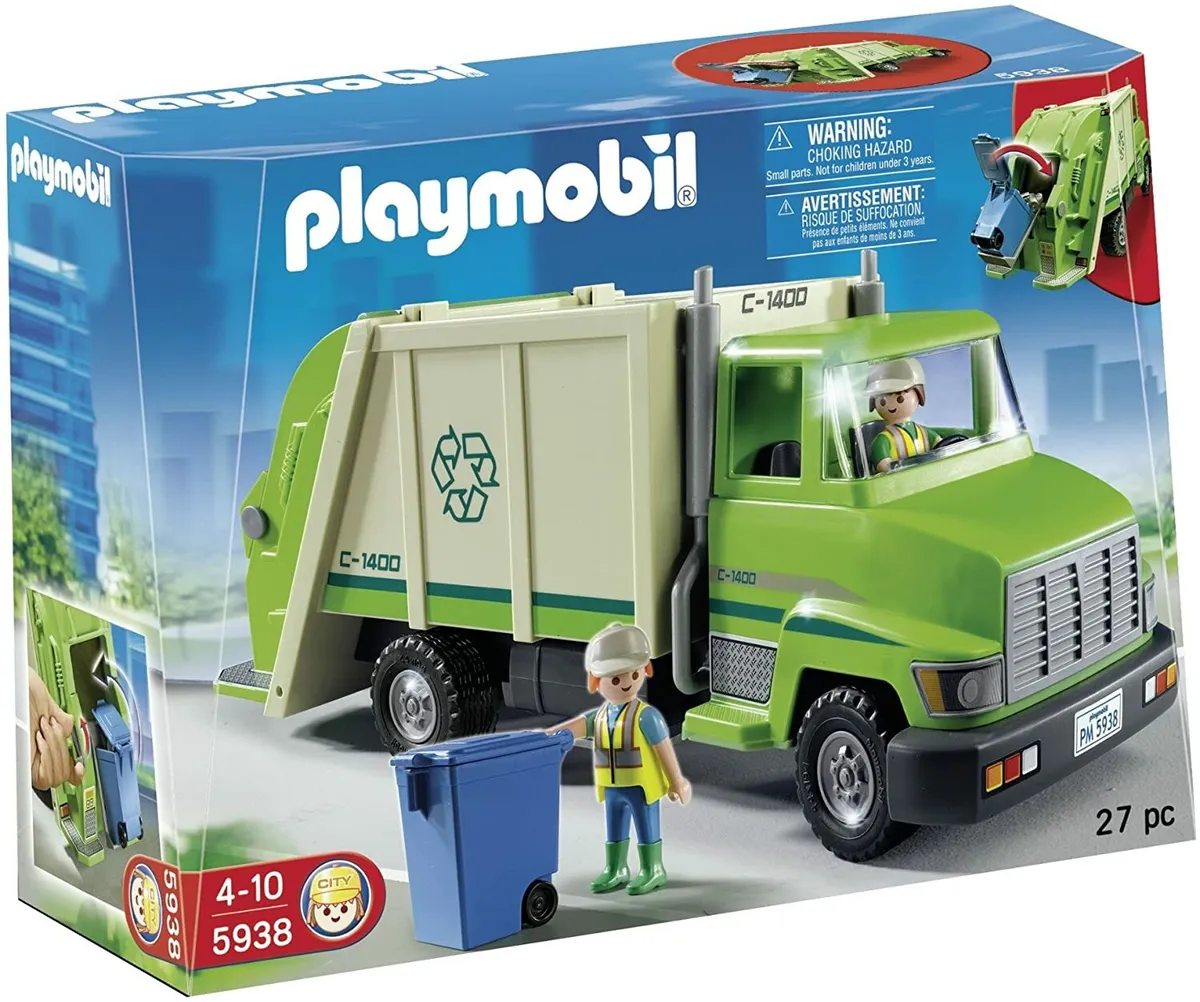playmobil bin truck
