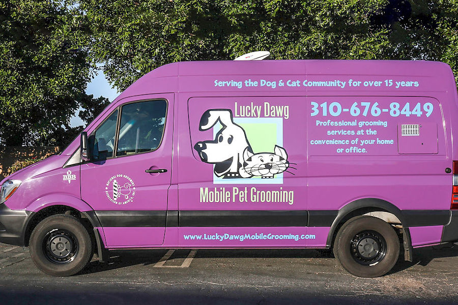 mobile dog groomer near me