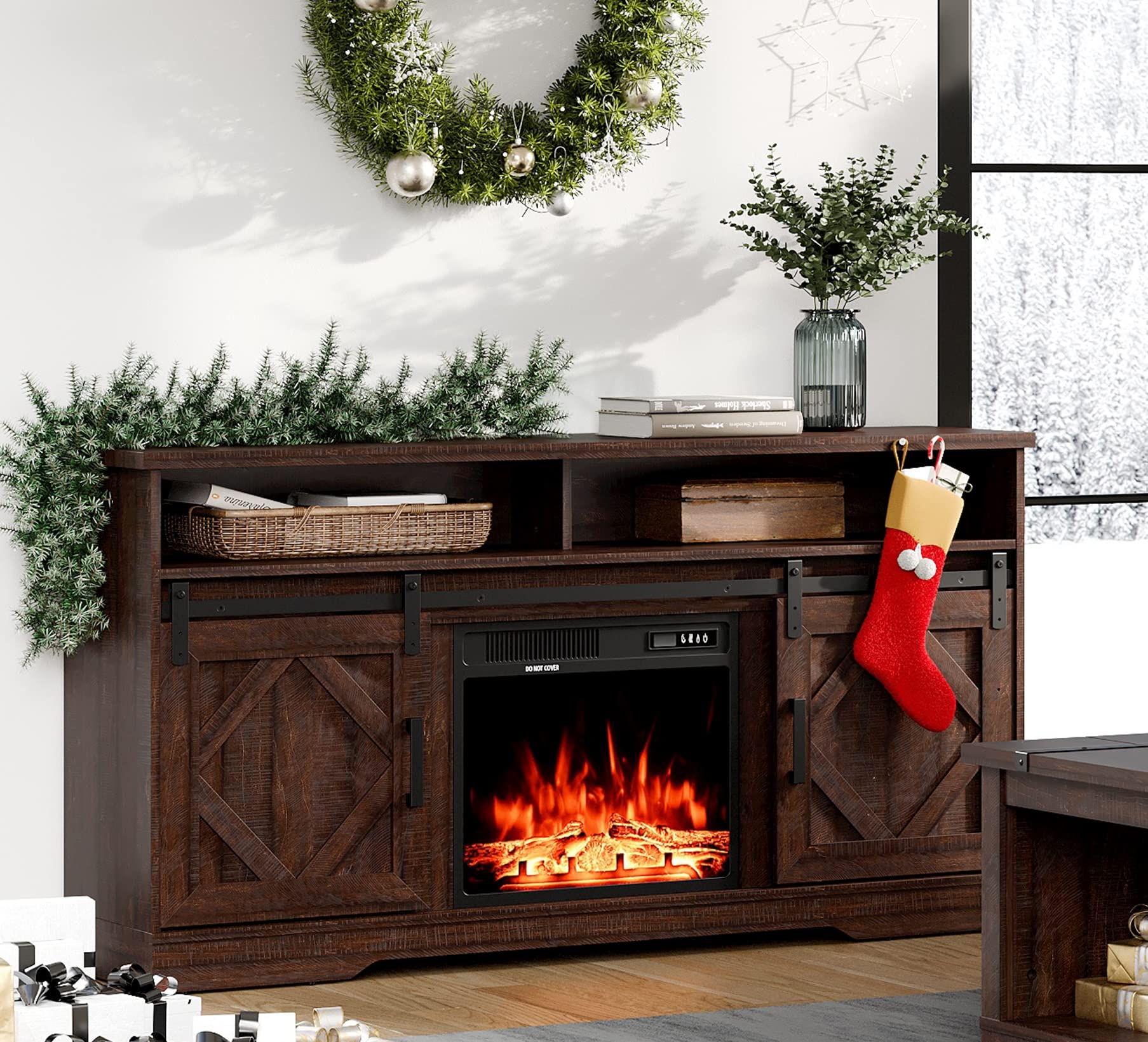 fireplace tv cabinet