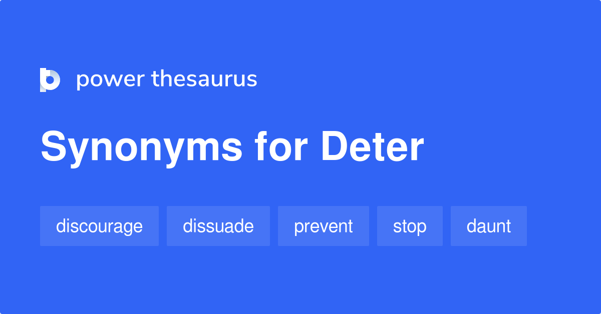 deter synonyms