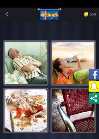 4 pics 1 word level 654