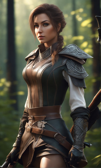 fantasy female ranger