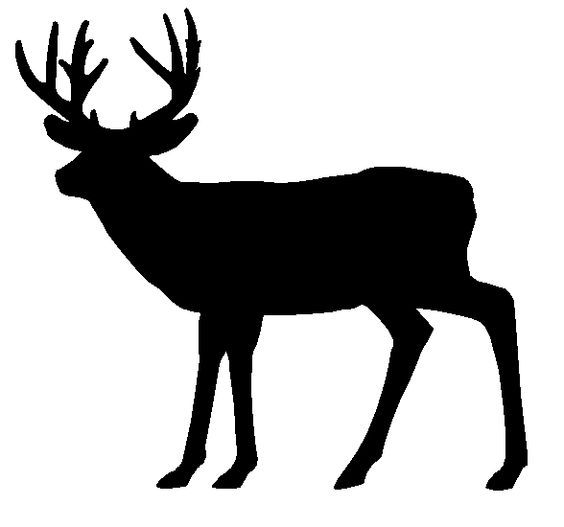 deer silhouette clipart