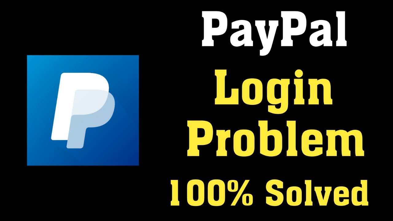 paypal log in probleme