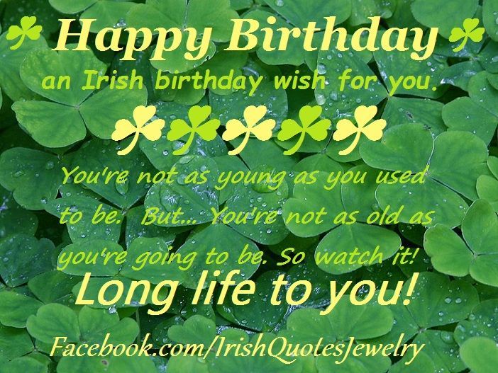 irish birthday wishes