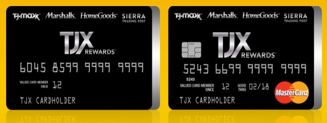 tjx credit card login