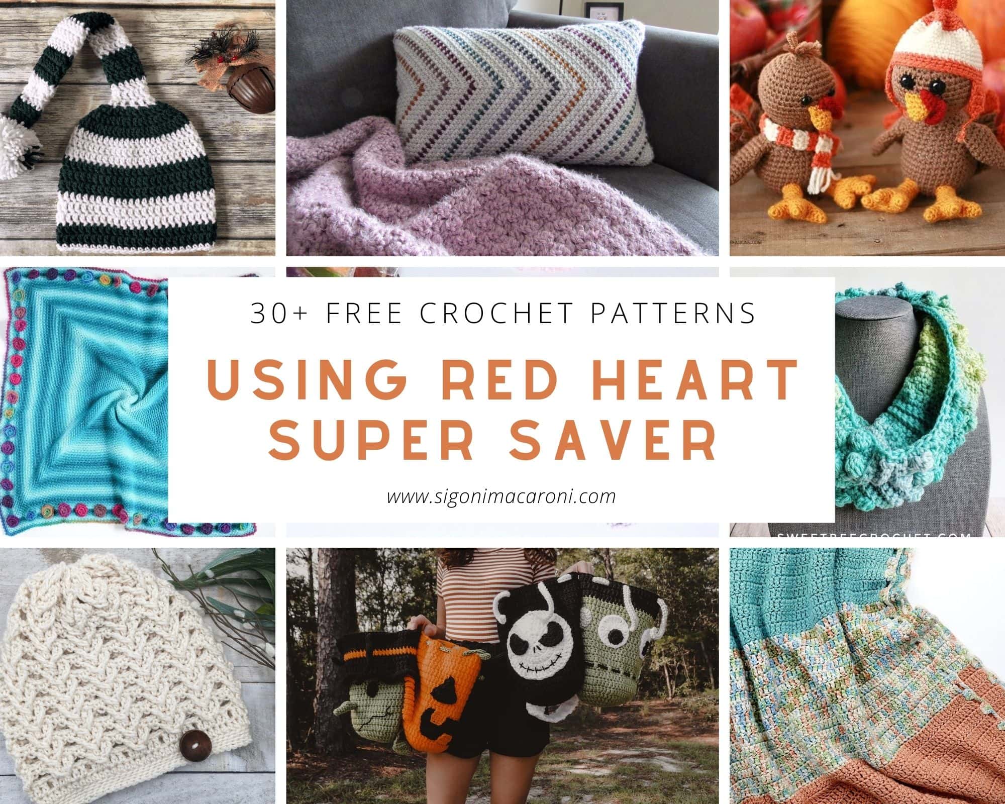 red heart free crochet patterns