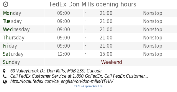 fedex don mills