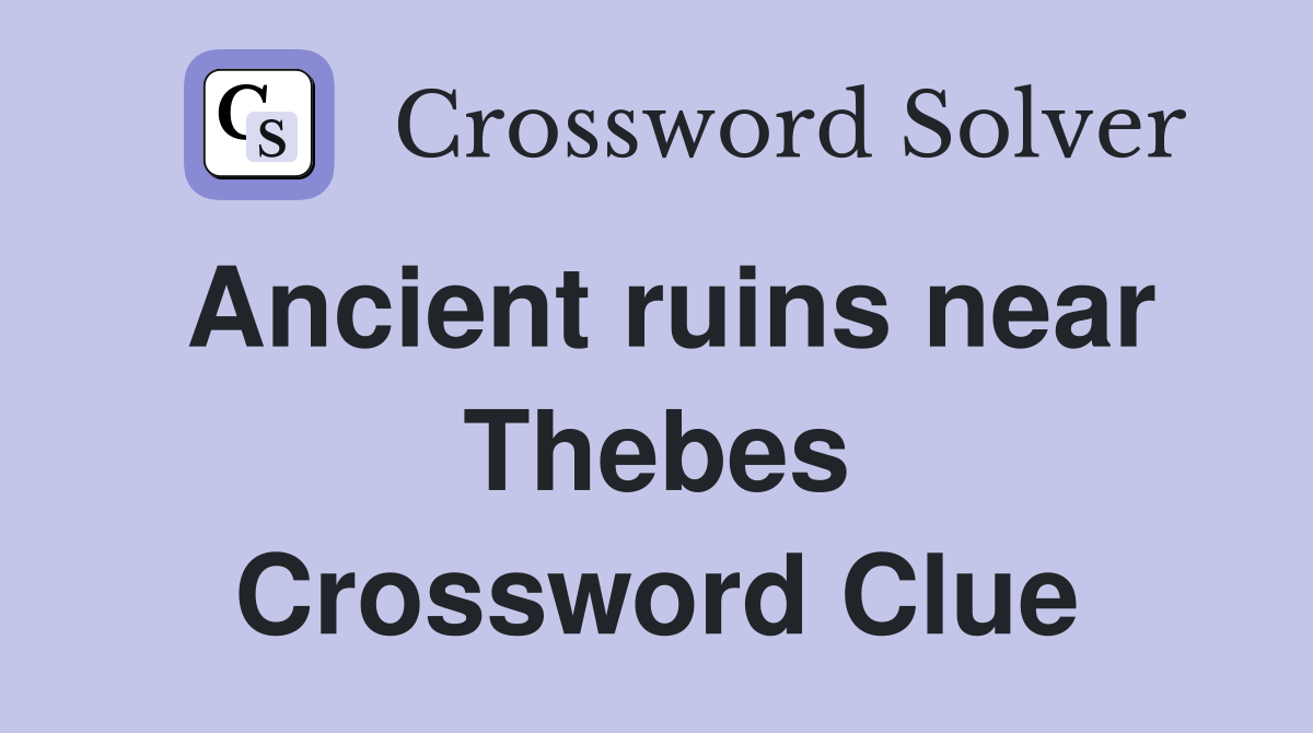 ruin crossword clue