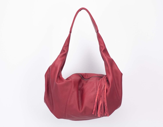 red hobo purse