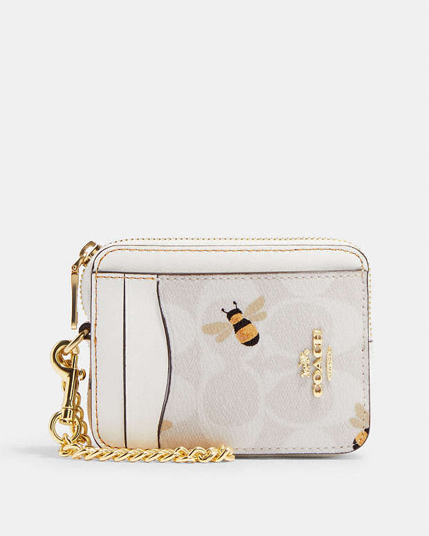 zip card case coach