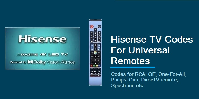 code for hisense smart tv