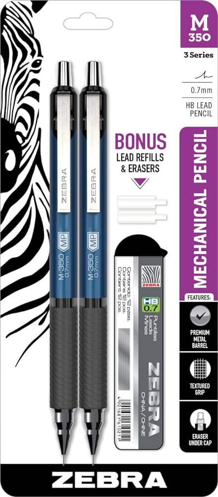 zebra pencil