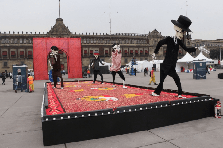 ofrenda del zocalo 2018