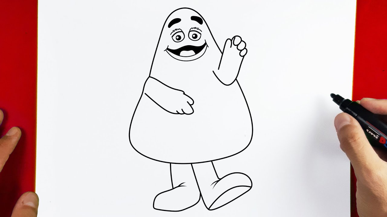 how to draw grimace
