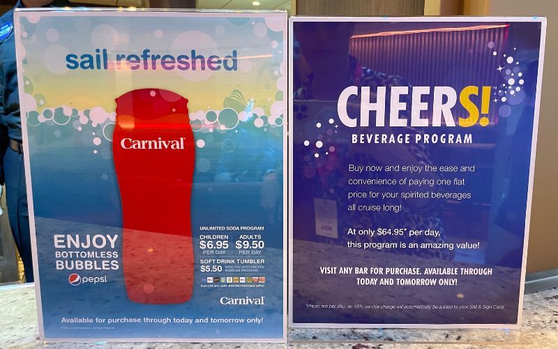 carnival cruise drink package