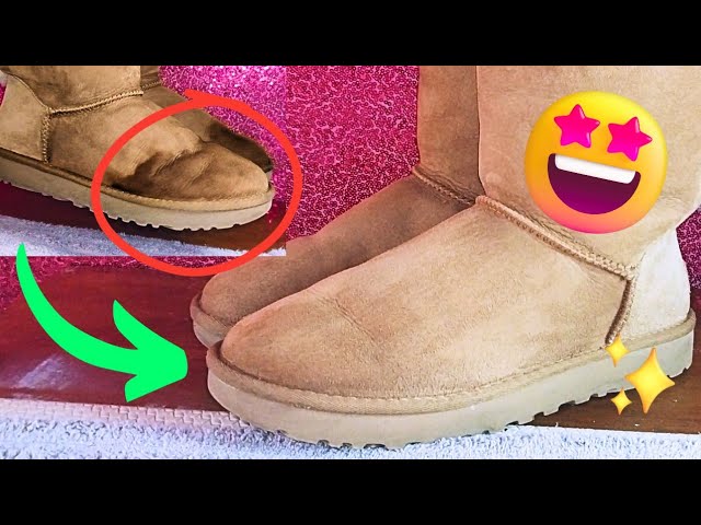 how to get water marks out of uggs