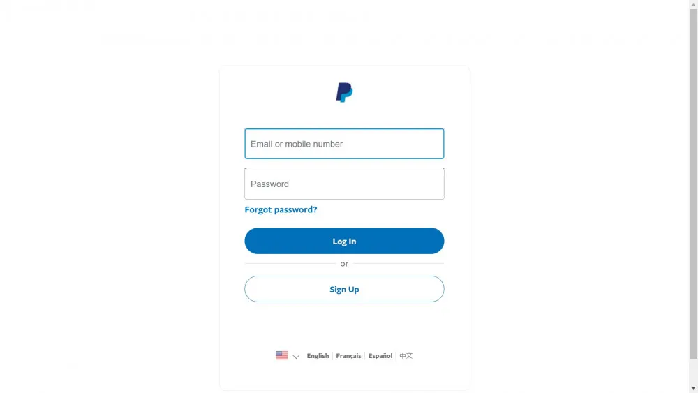 www paypal com login